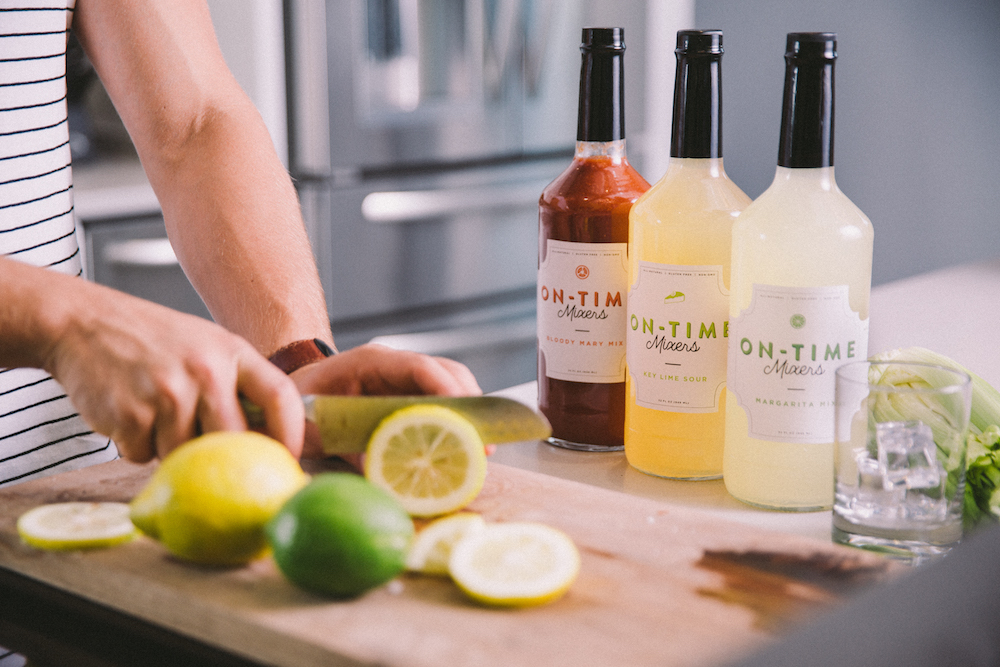 The final package design for all three drink mixers. An explanation of individual elements is below.