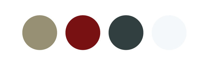 The color palette, with a faint gray on the far right